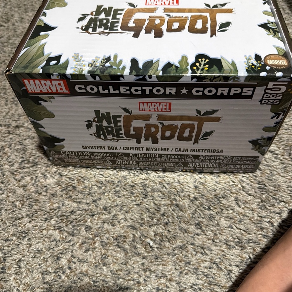 Marvel 'We Are Groot' Mystery Box with Green and Brown Accents